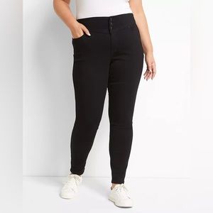 Lane Bryant Jeggings - Black size 16